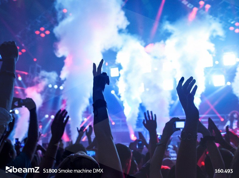beamZ S1800 - Maquina de Humo DMX Horizontal/Vertical - Tempo Shop