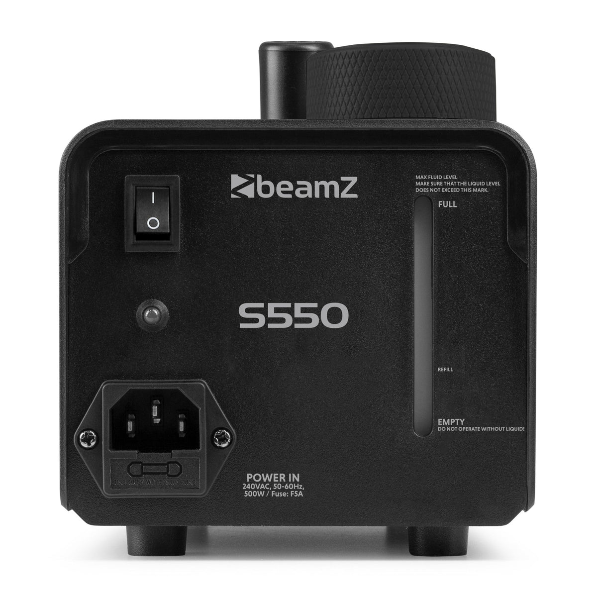 beamZ S550 - Máquina de humo 550W - Tempo Shop