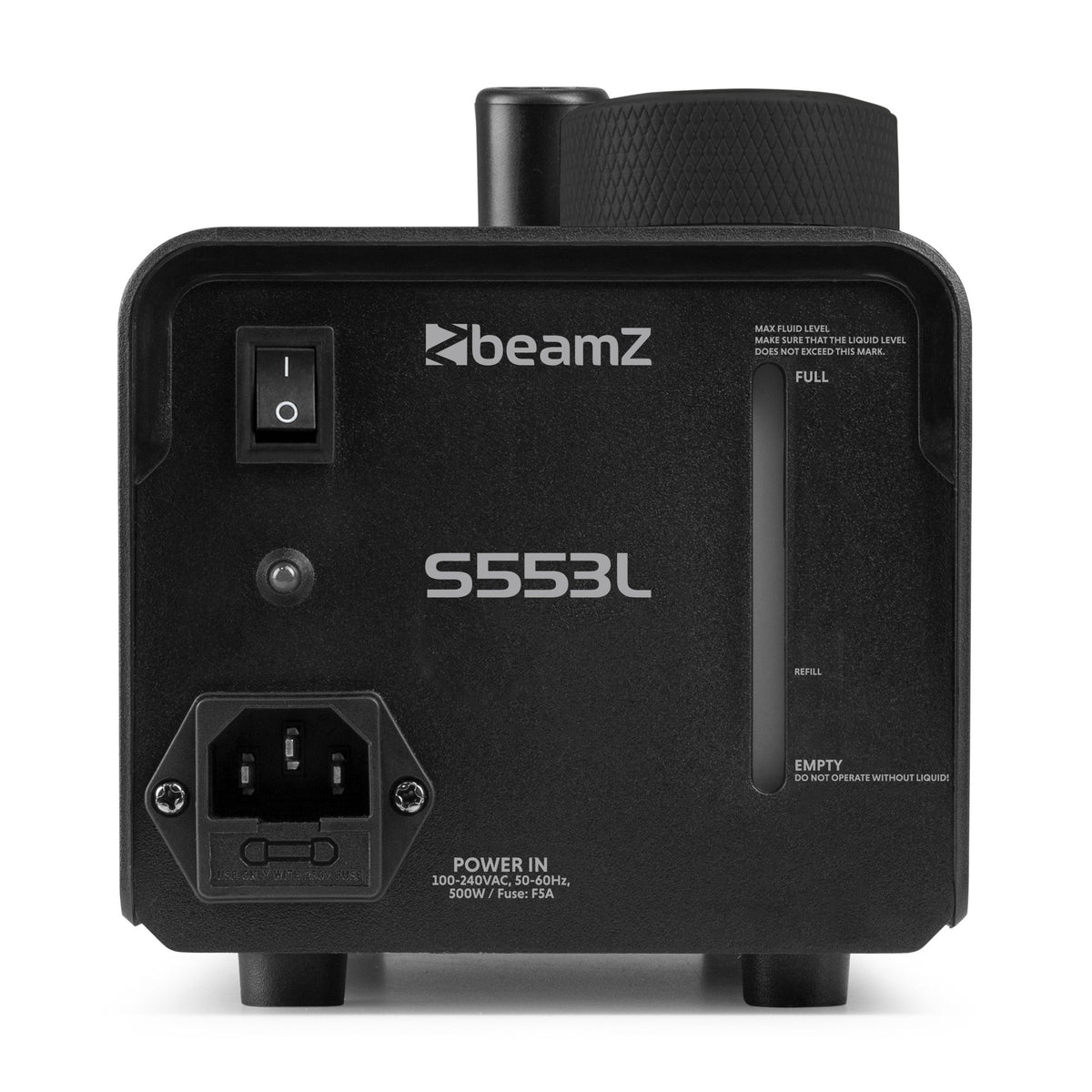 beamZ S553L - Maquina de humo 3 LEDs RGB - Tempo Shop