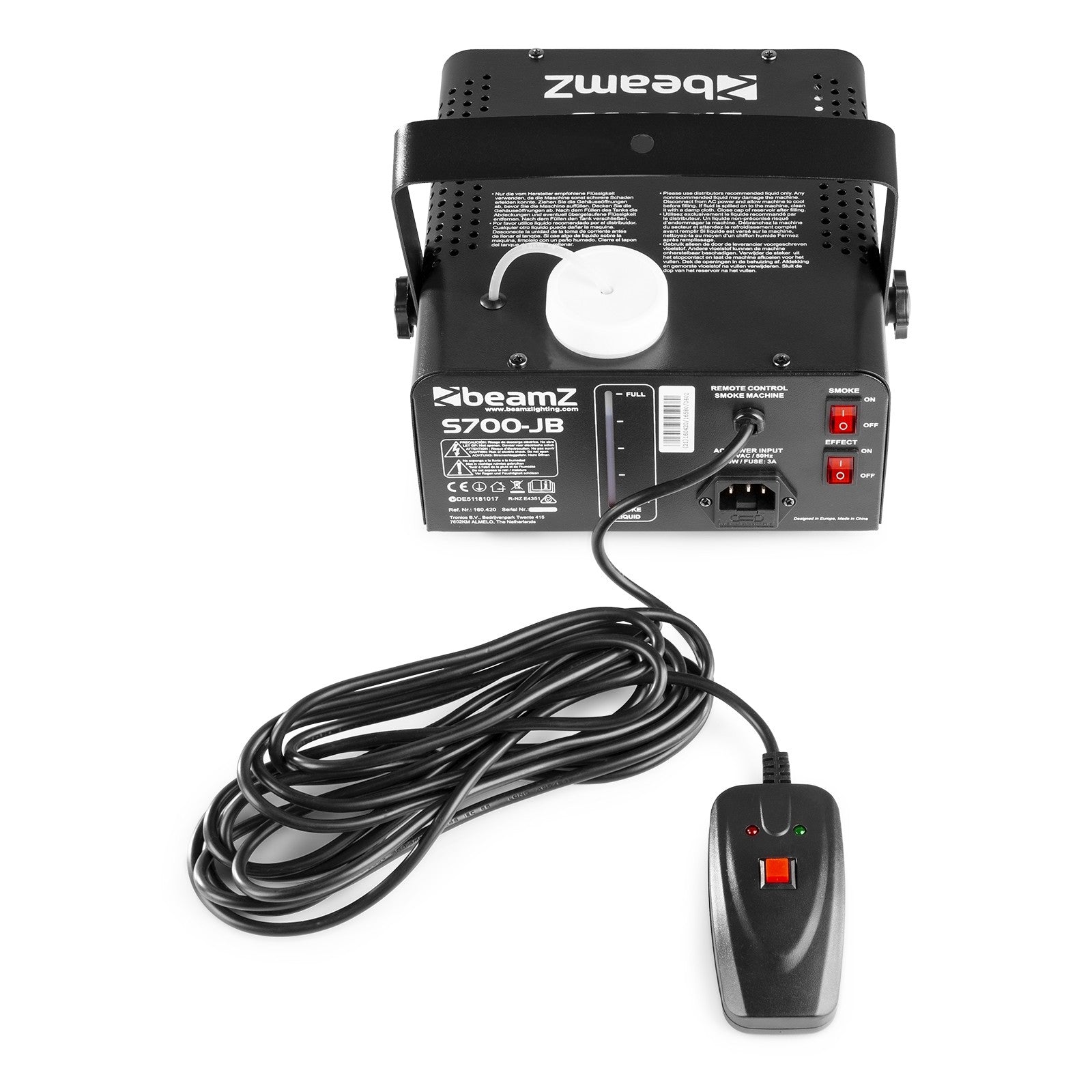 beamZ S700 - JB - Maquina de Humo + Bola Led Jelly - Tempo Shop