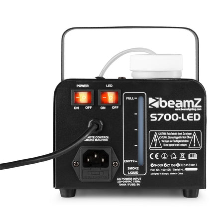beamZ S700 - LED - Maquina de Humo con efecto llama - Tempo Shop