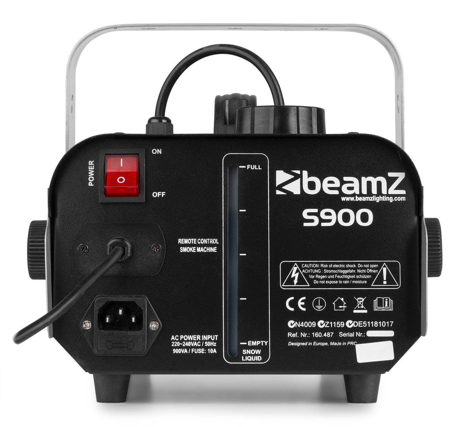 beamZ S900 - Máquina de humo - Tempo Shop