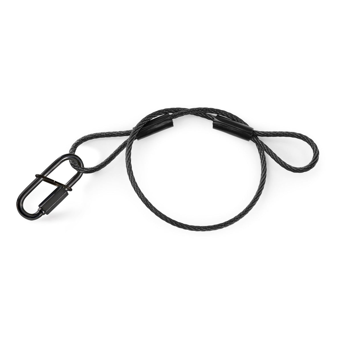 beamZ SAF35 - Cable de seguridad 35cm x 3mm 30kg Negra - Tempo Shop