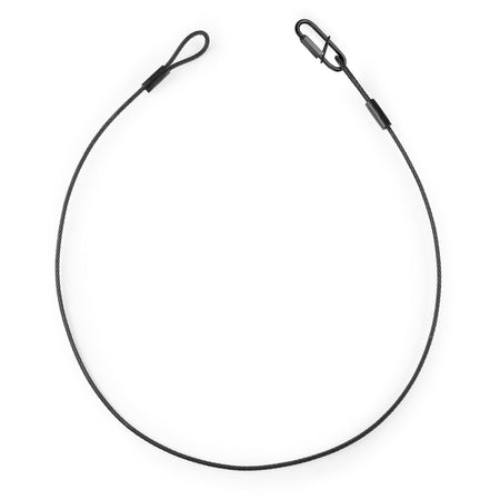 beamZ SAF35 - Cable de seguridad 35cm x 3mm 30kg Negra - Tempo Shop