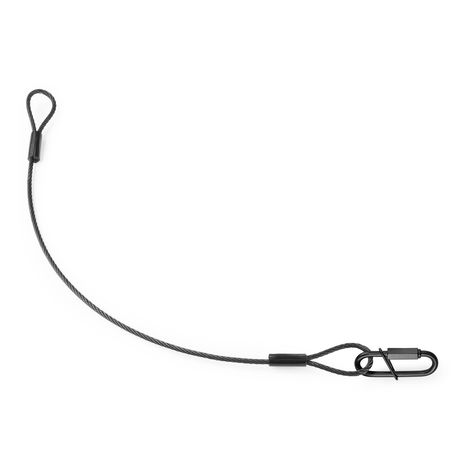 beamZ SAF35 - Cable de seguridad 35cm x 3mm 30kg Negra - Tempo Shop