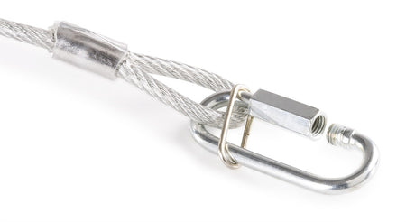 beamZ SAF65 - Cable de seguridad, 95cm x 5mm 65kg - Tempo Shop