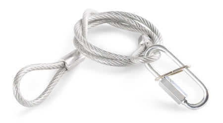 beamZ SAF65 - Cable de seguridad, 95cm x 5mm 65kg - Tempo Shop