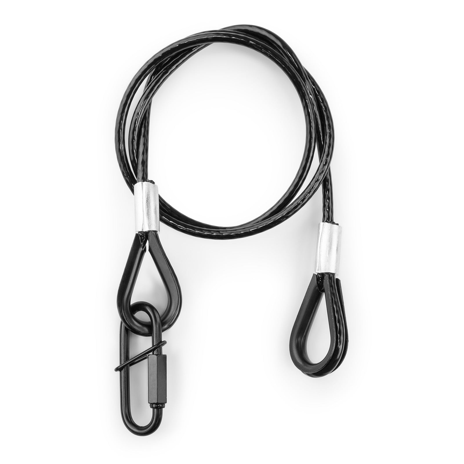 beamZ SAF65B - Cable de seguridad, 95cm x 5mm 65kg - Tempo Shop