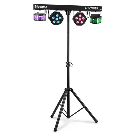 beamZ SB02 ShowBar - Barra con batería 2x Derby y 2x PAR - Tempo Shop