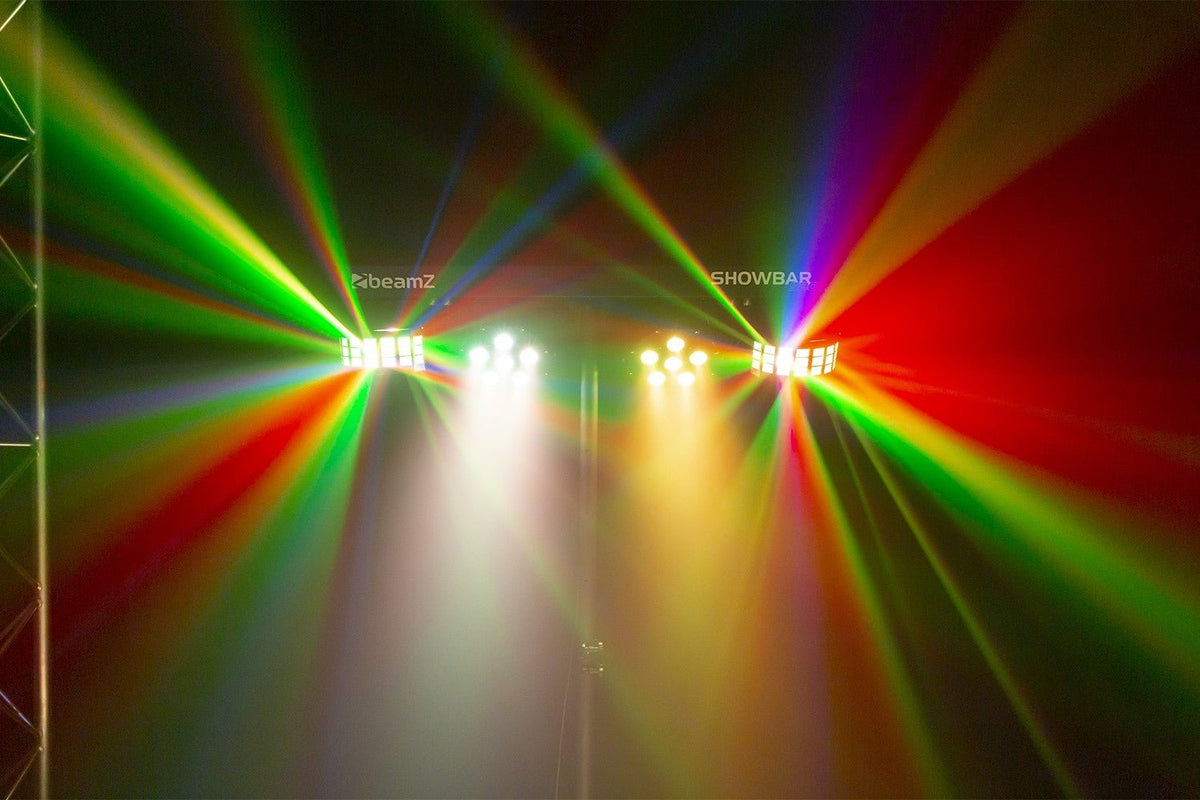 beamZ SB02 ShowBar - Barra con batería 2x Derby y 2x PAR - Tempo Shop