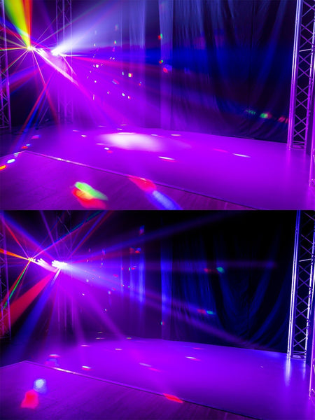 beamZ SB02 ShowBar - Barra con batería 2x Derby y 2x PAR - Tempo Shop