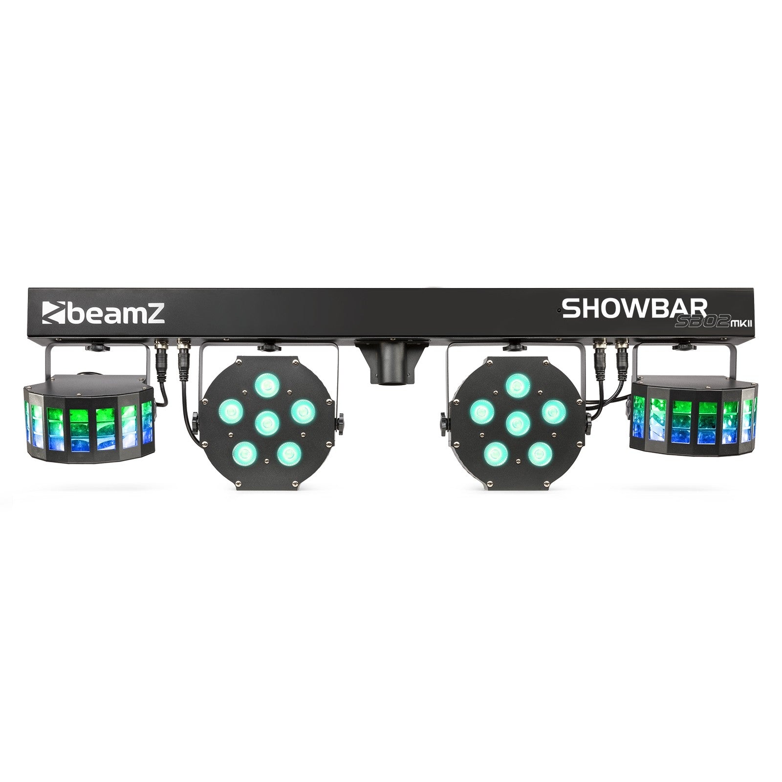 beamZ SB02 ShowBar - Barra con batería 2x Derby y 2x PAR - Tempo Shop