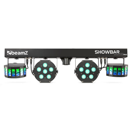 beamZ SB02 ShowBar - Barra con batería 2x Derby y 2x PAR - Tempo Shop