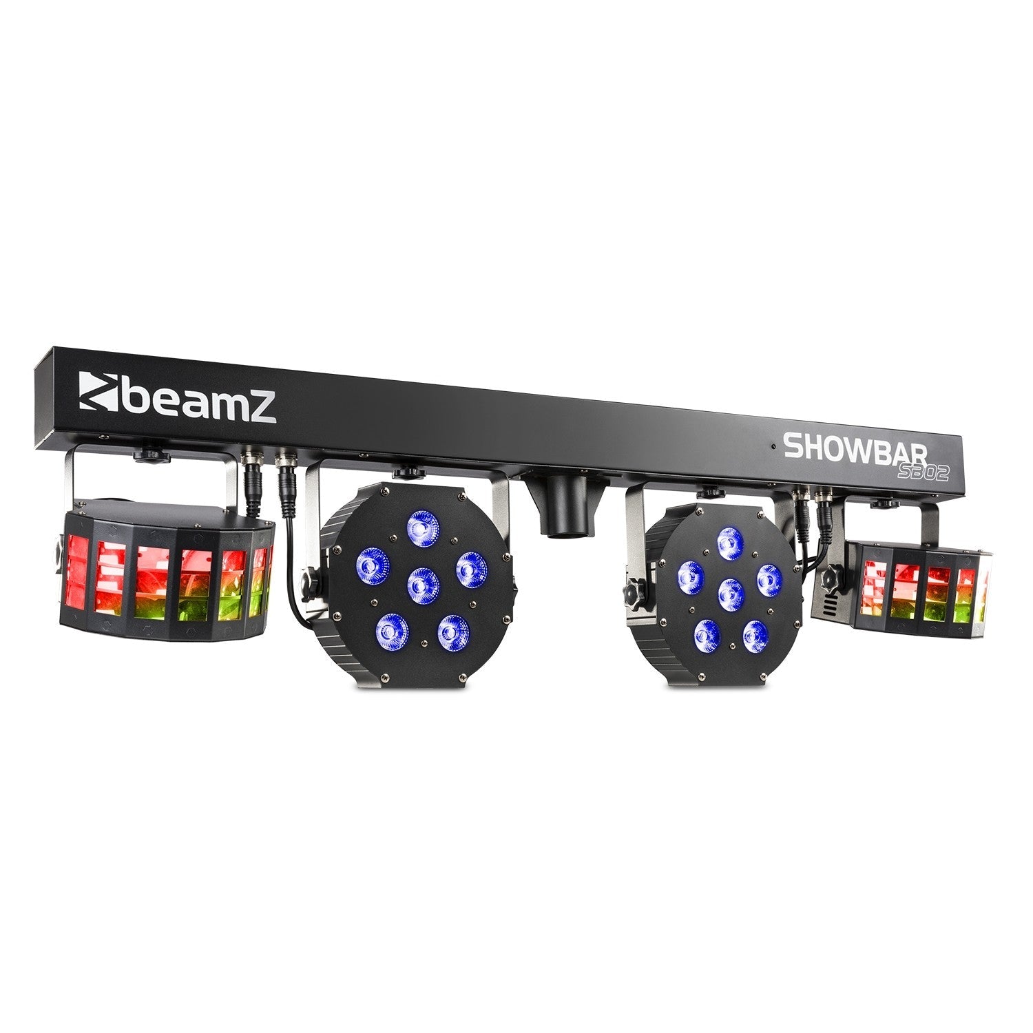 beamZ SB02 ShowBar - Barra con batería 2x Derby y 2x PAR - Tempo Shop