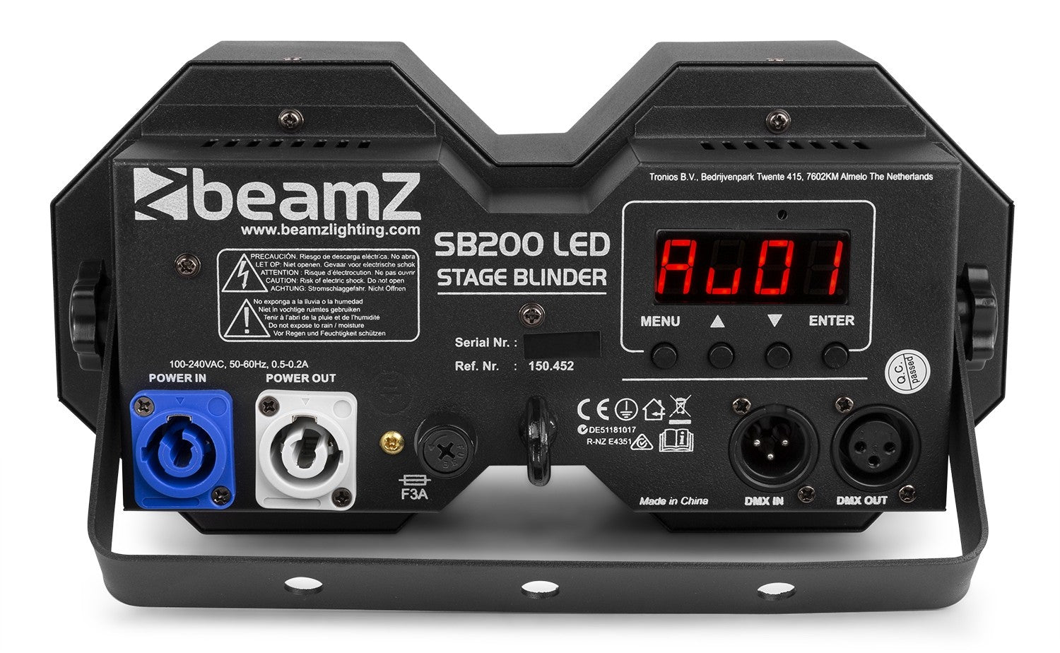 beamZ SB200 - Stage Blinder 2x 50W LED 2in1 - Tempo Shop