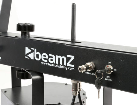 beamZ SHOWBAR - Barra con 2x Foco PAR, 2x Butterfly y Laser R/G DMX IRC - Tempo Shop