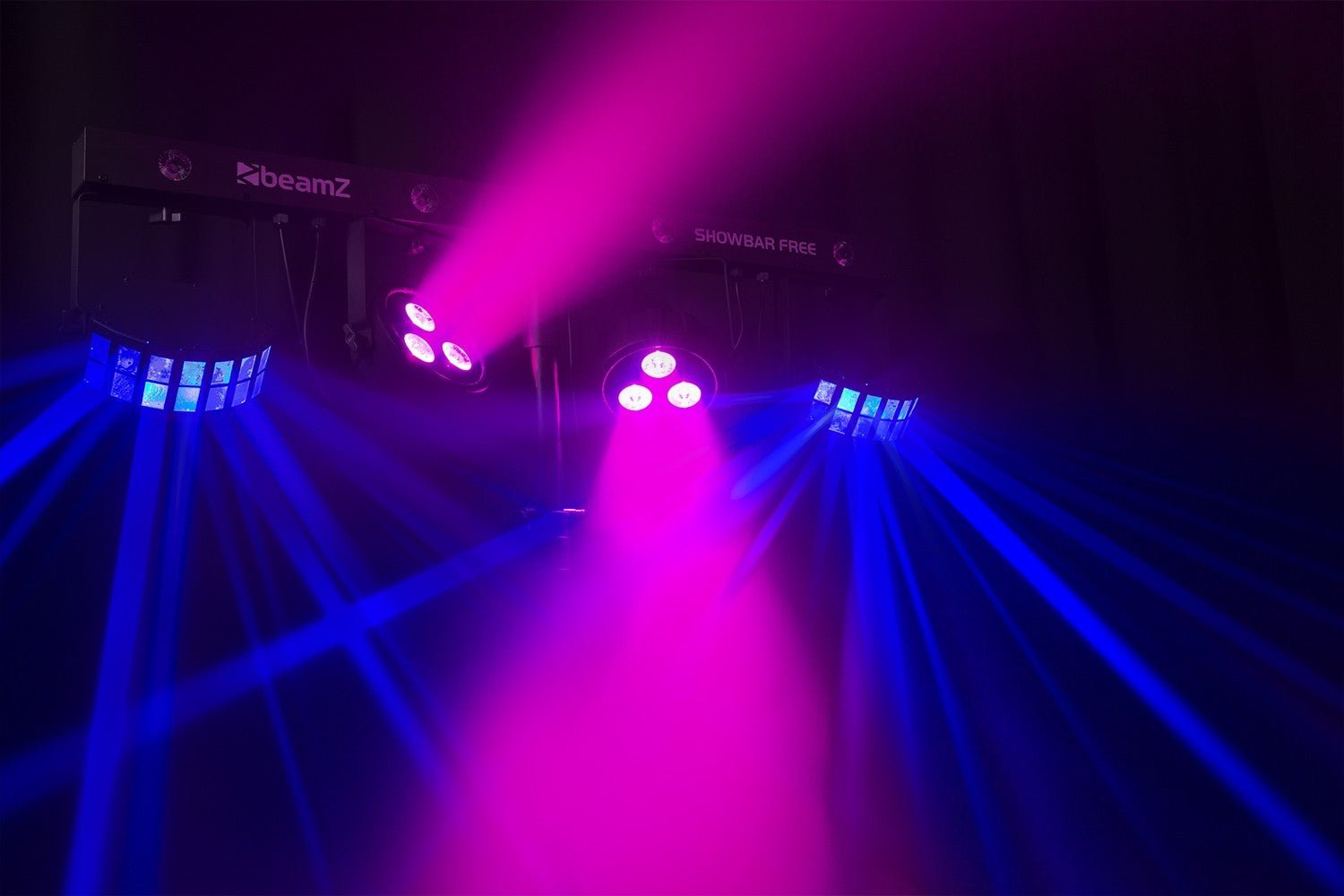 beamZ SHOWBAR FREE - Barra con 2x PAR, 2x Derby y Strobo - Tempo Shop