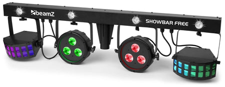 beamZ SHOWBAR FREE - Barra con 2x PAR, 2x Derby y Strobo - Tempo Shop