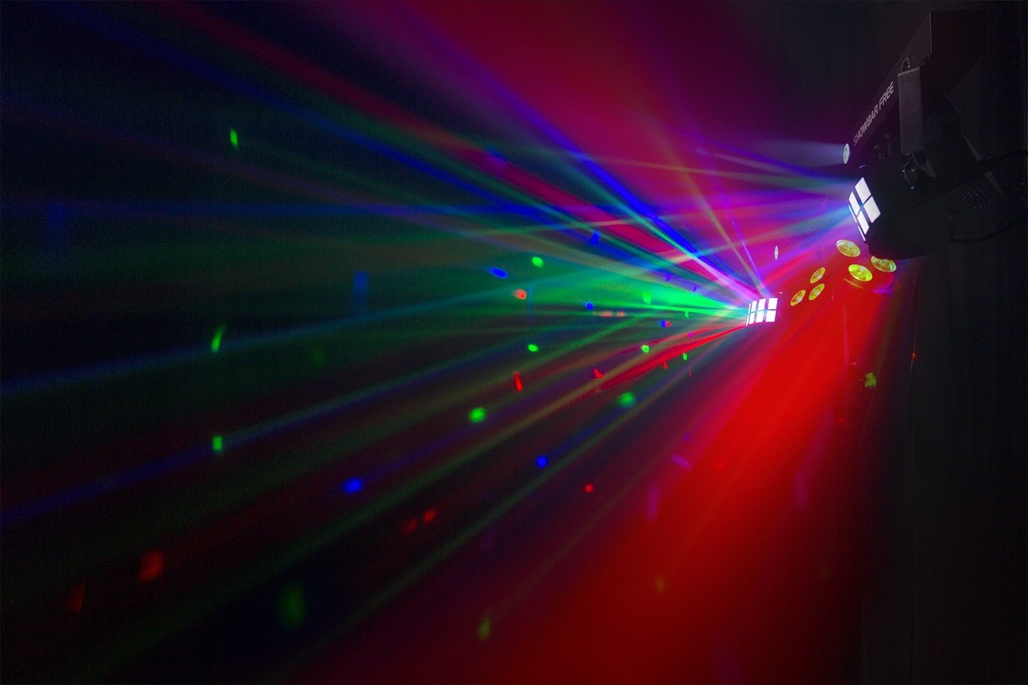 beamZ SHOWBAR FREE - Barra con 2x PAR, 2x Derby y Strobo - Tempo Shop