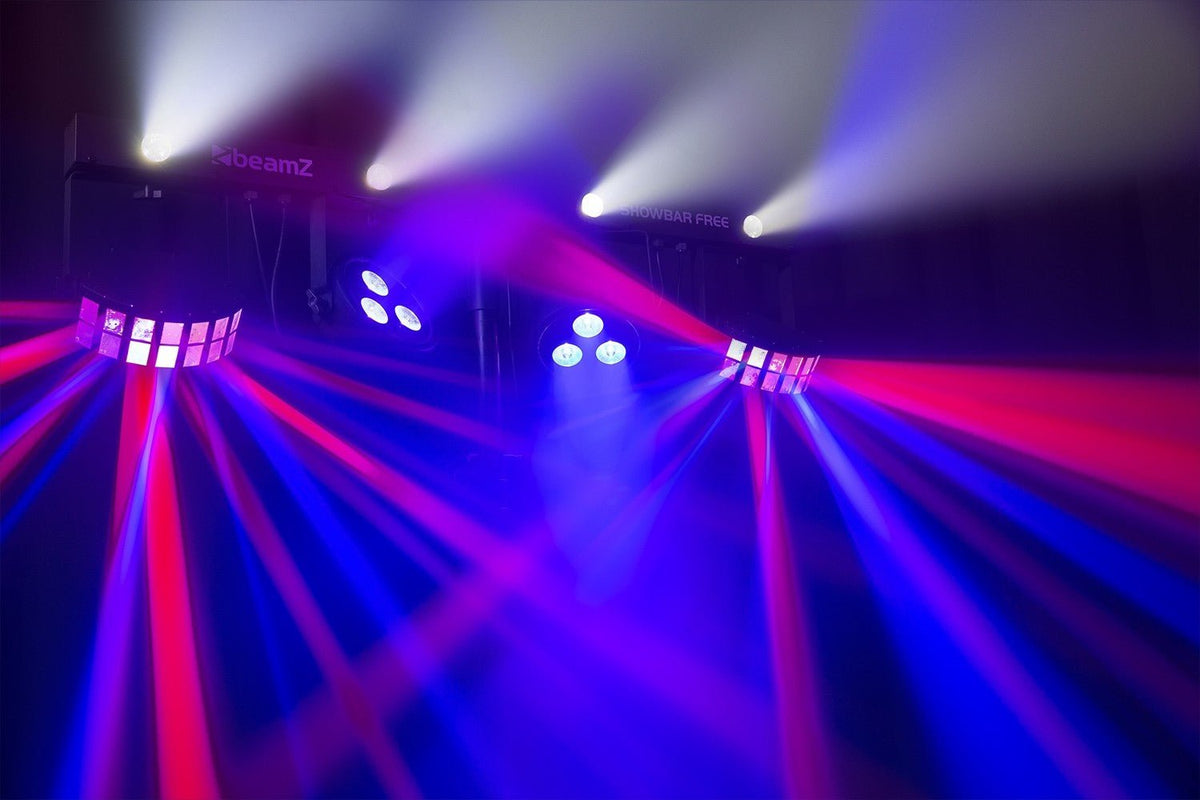 beamZ SHOWBAR FREE - Barra con 2x PAR, 2x Derby y Strobo - Tempo Shop