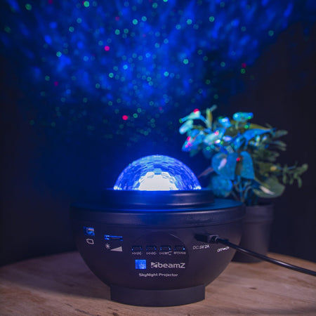beamZ SkyNight - Proyector con estrellas Rojas y Verdes - Tempo Shop