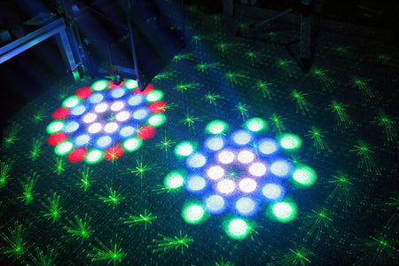 beamZ Terminator IV - LED Doble Moon con laser y strobo - Tempo Shop