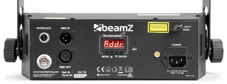 beamZ Terminator IV - LED Doble Moon con laser y strobo - Tempo Shop