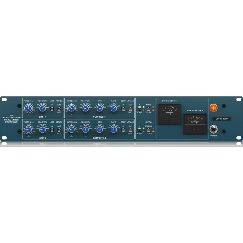 Behringer 369 - Compresor Limitador Estéreo de 2 Canales