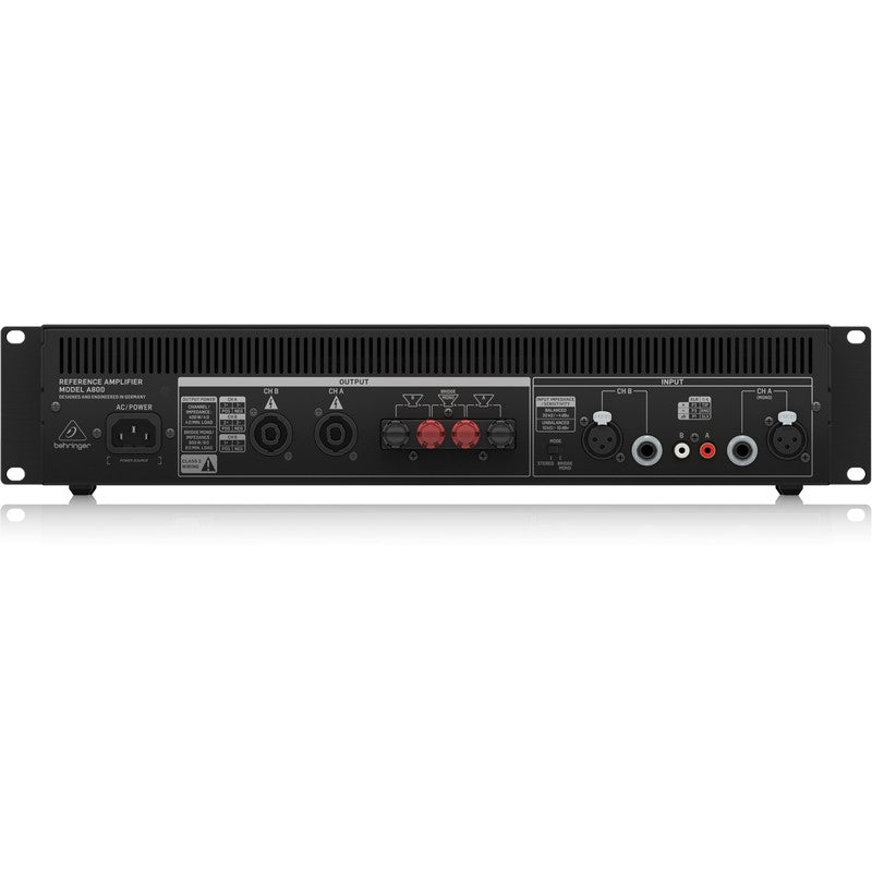 Behringer A800 - Amplificador de referencia de 800 W