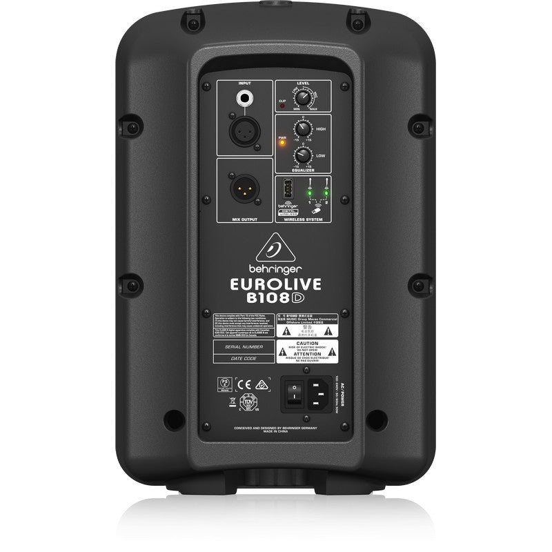Behringer B108D - Altavoz Activo PA 8 Pulgadas 300W