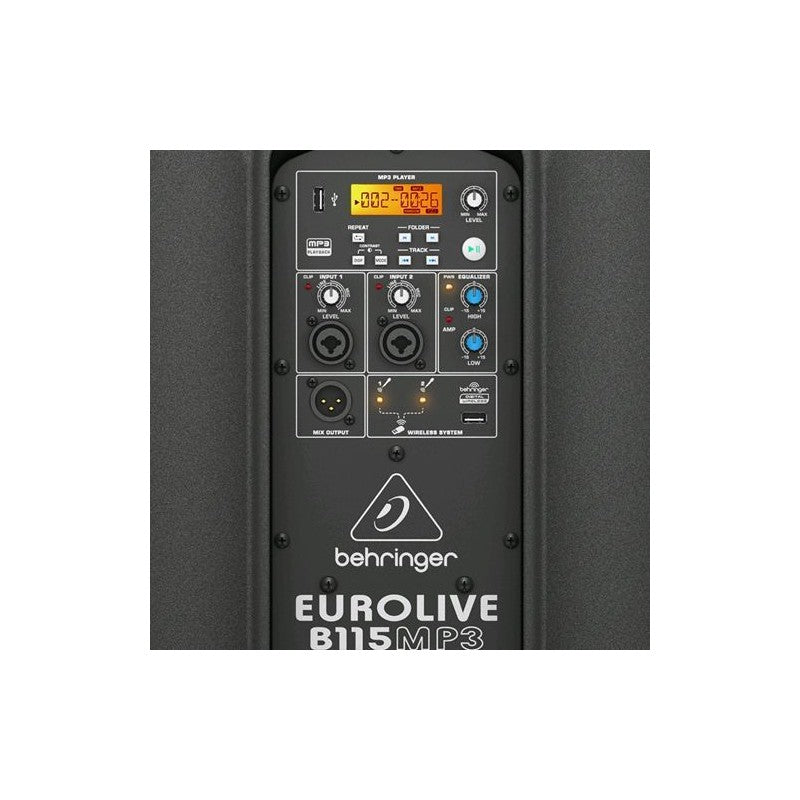 Behringer B115MP3 - Altavoz activo de 15 pulgadas y 1000W