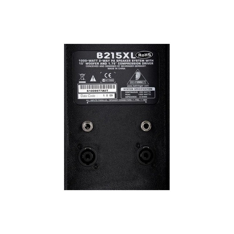 Behringer B215XL - Altavoz pasivo de 15 pulgadas y 1000W