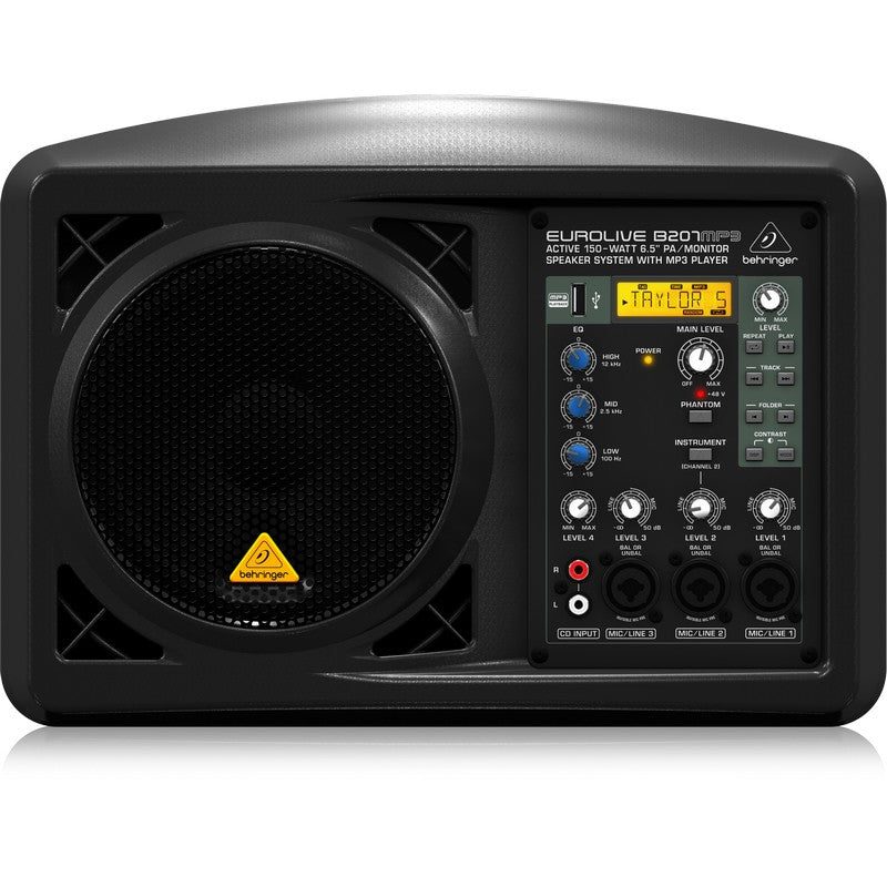Behringer B207MP3 - Altavoz Activo Portátil 150W - Tempo Shop