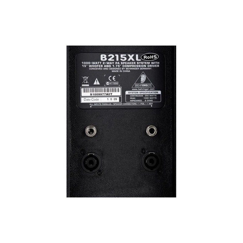 Behringer B215XL - Altavoz pasivo de 15 pulgadas y 1000W - Tempo Shop