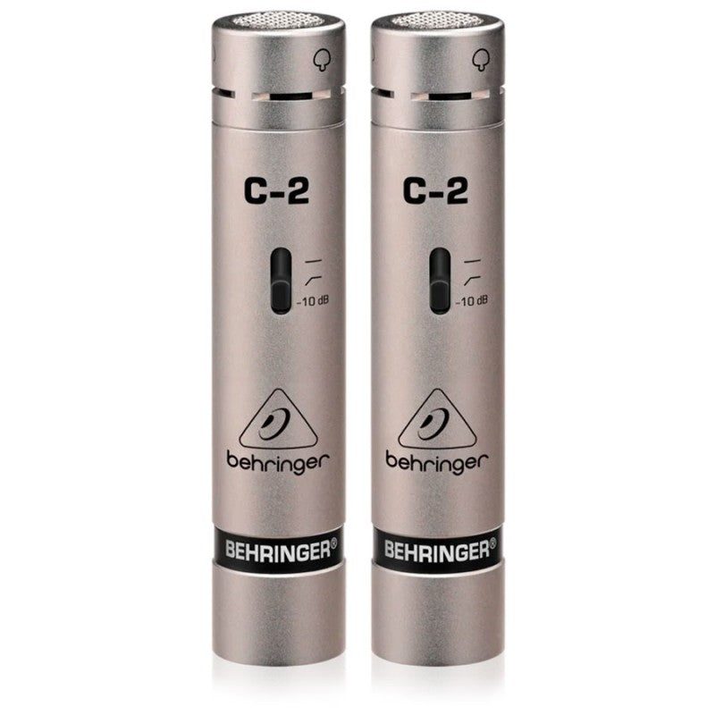 Behringer C2 - Kit 2 Micrófonos de Condensador con Estuche - Tempo Shop