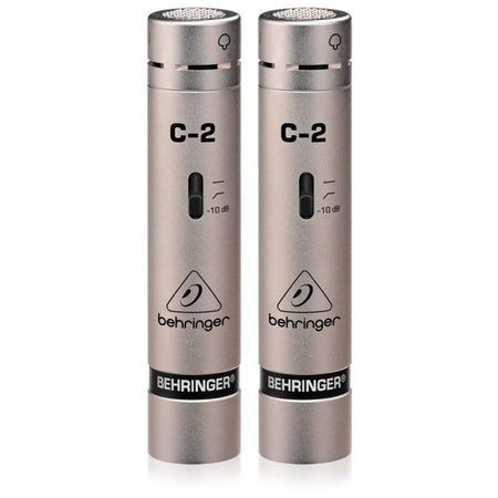 Behringer C2 - Kit 2 Micrófonos de Condensador con Estuche - Tempo Shop