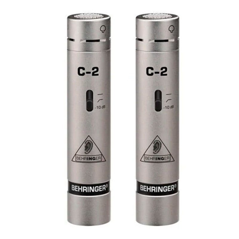 Behringer C2 - Kit 2 Micrófonos de Condensador con Estuche - Tempo Shop