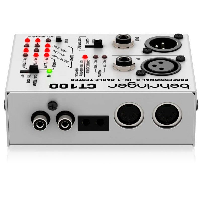 Behringer CT100 - Comprobador de Cables 6 en 1 - Tempo Shop