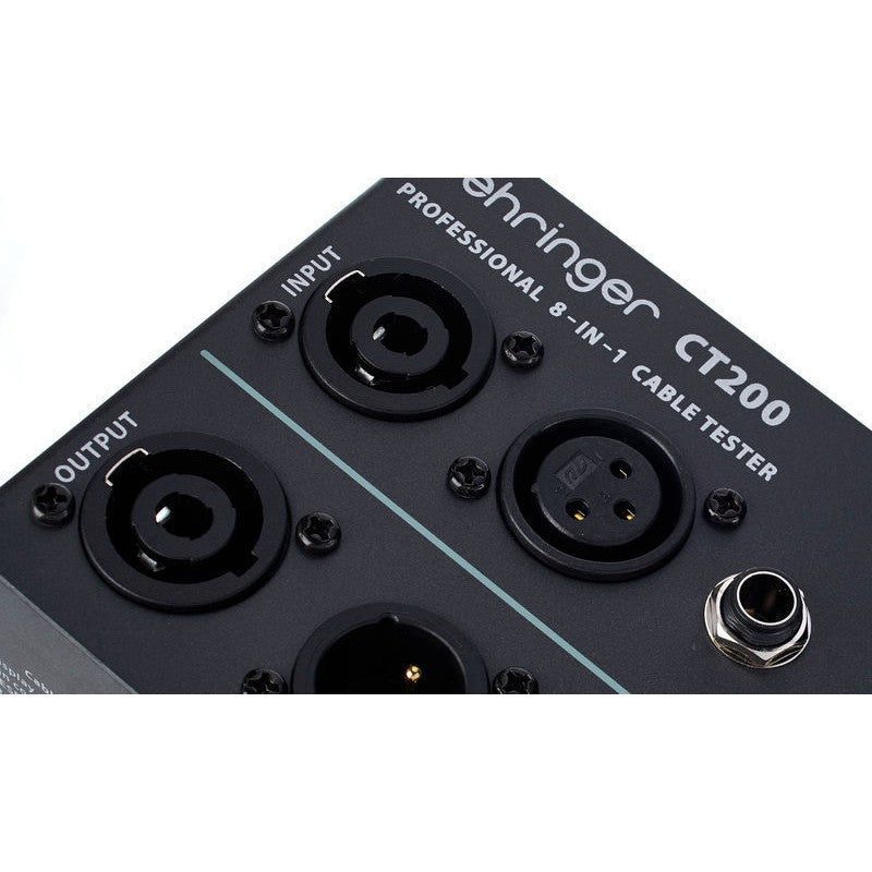 Behringer CT200 - Comprobador de Cables 8 en 1 - Tempo Shop