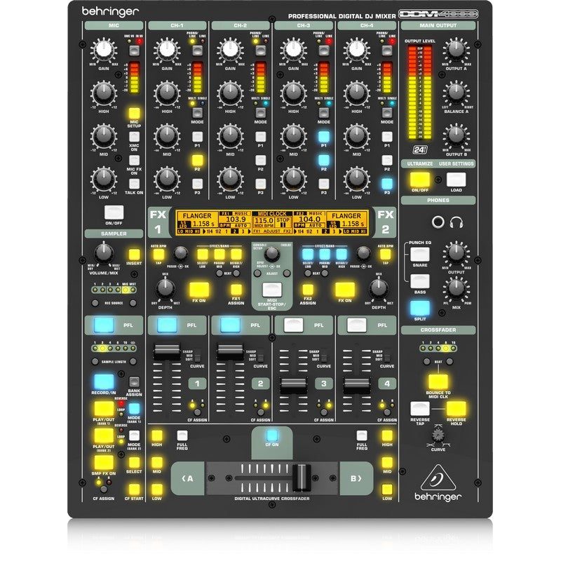 Behringer DDM4000 - Mezclador digital de 32 bits para DJ - Tempo Shop