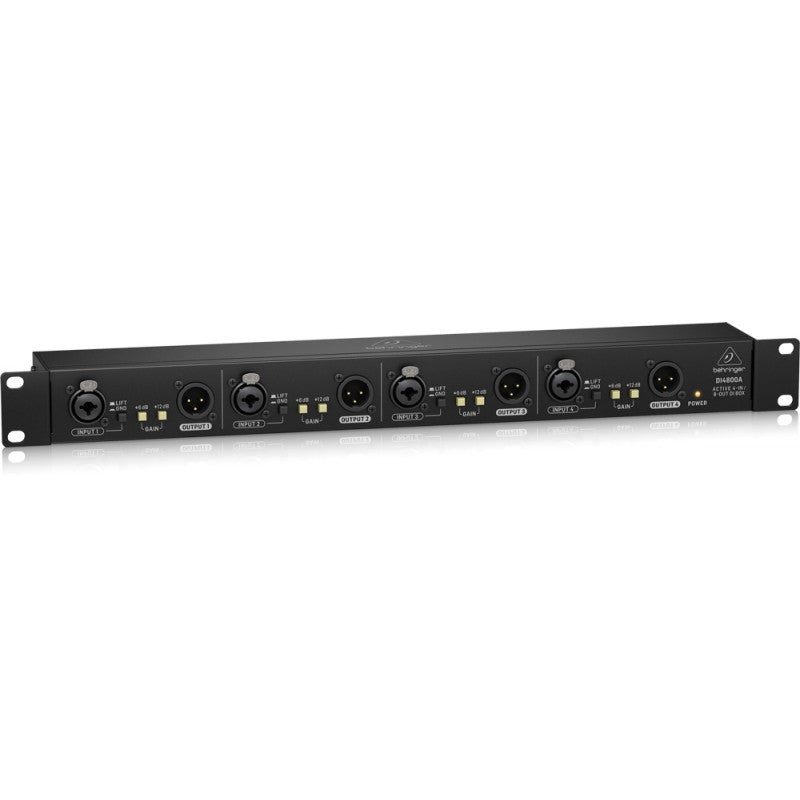 Behringer DI4800A - Caja DI Activa de 4 Canales para Rack - Tempo Shop