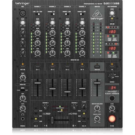 Behringer DJX900USB - Mesa de mezclas profesional de 5 canales - Tempo Shop