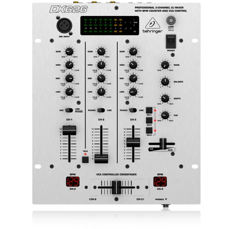 Behringer DX626 - Mezclador para DJ de 3 canales - Tempo Shop