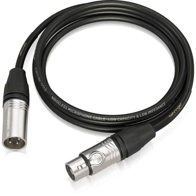 Behringer GMC-300 - Cable XLR de Micrófono de 3 Metros - Tempo Shop
