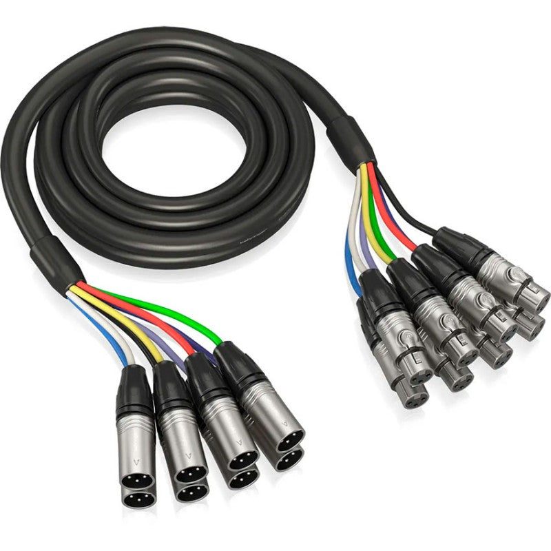 Behringer GMX-300 - Manguera XLR de 8 pares y 3 metros - Tempo Shop
