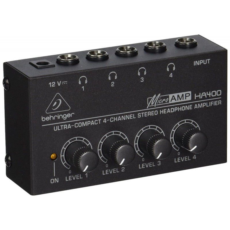 Behringer HA400 - Amplificador Auriculares de 4 Canales - Tempo Shop