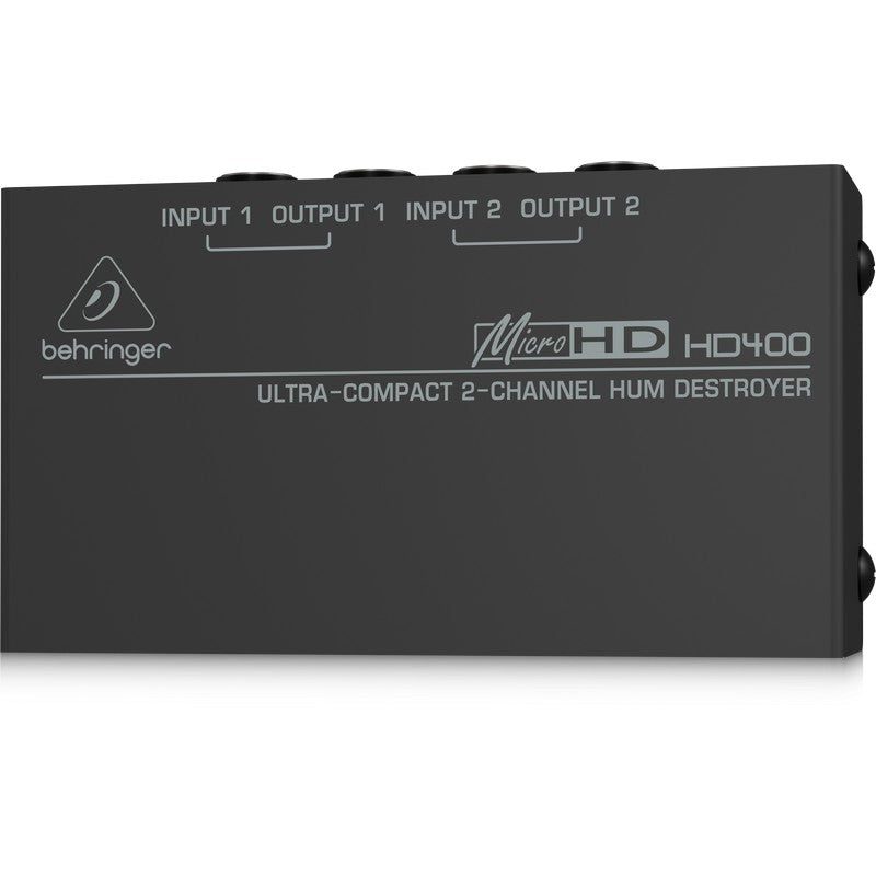 Behringer HD400P - Caja DI Eliminador de Zumbidos Compacta - Tempo Shop