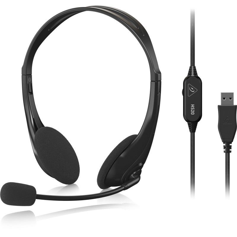 Behringer HS20 - Auriculares USB con micrófono para oficina - Tempo Shop