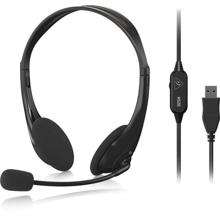 Behringer HS20 - Auriculares USB con micrófono para oficina - Tempo Shop