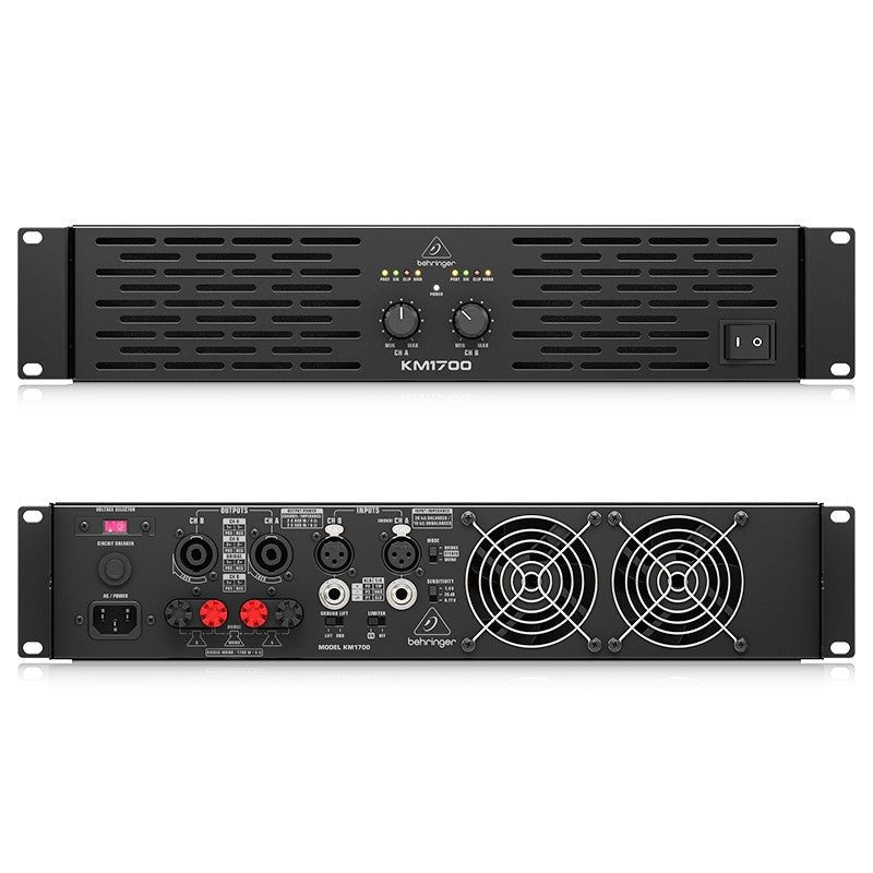 Behringer KM1700 - Etapa de Potencia Estéreo 1700W - Tempo Shop